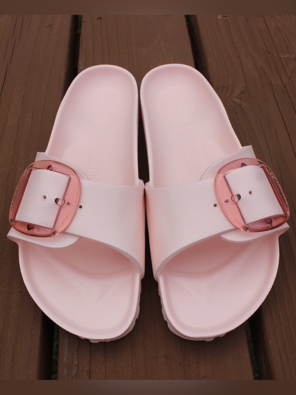 Birkenstock Light Rose Madrid Big Buckle EVA Sandals Sz 11
